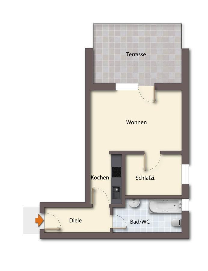 Apartamento Friesenstübchen Dornumersiel Exterior foto